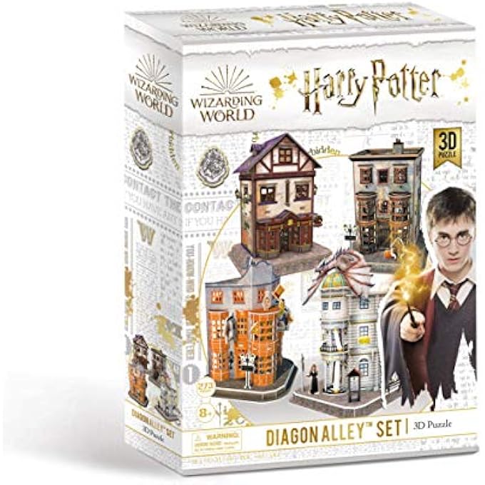 HP DIAGON ALLEY 4 IN 1 3D PUZZLE - Image 2